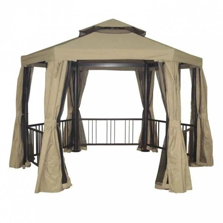 Шатер GHGM-014 (Garden). Садовые шатры Comfort Garden Gazebo GHGM 014. Шатер Ganghao с москитной сеткой 300x365x295см (gh13n01). Запасной комплект для павильона Blooma Ambrose, бежевый.