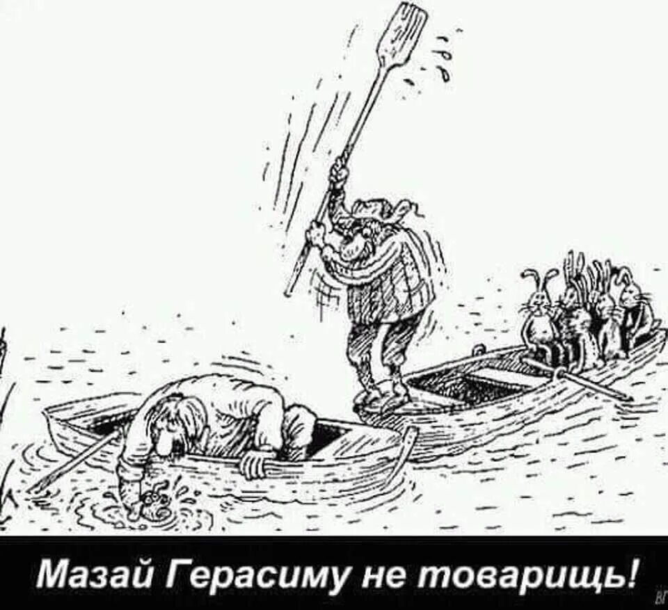 Удар весел. Дед Мазай и Муму. Муму дед Мазай и зайцы.