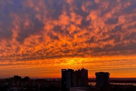 Закат в иркутске сегодня