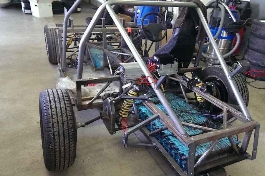 Электромашина для картинга. Как собрать электромобиль. Самодельный электромобиль. Электромобиль tabby evo. Каркас электромобиля.
