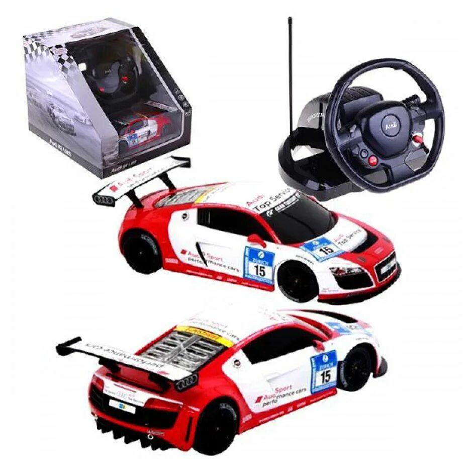 Машина р/у «Audi r8 LMS», С пультом управления в виде руля, 1:18. Руль Rastar Audi. Радиоуправляемые машины Растар. Машина на радиоуправлении Rastar. Про машинках можно