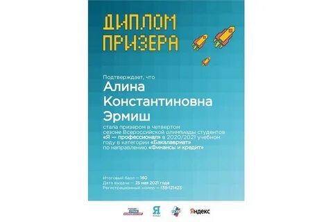 Я профессионал баллы