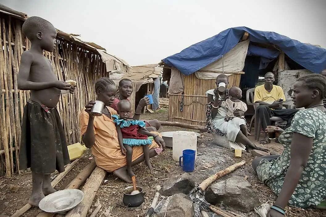 Жизнь в бедных странах. Южный Судан трущобы. Джуба Южный Судан. Африканцы Южный Судан.