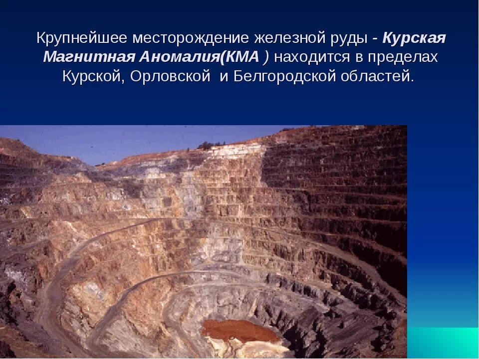 Руда где добывают