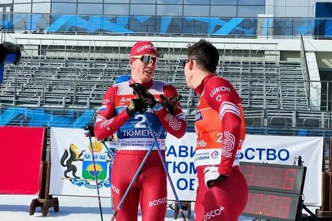 Выиграл лыжную гонку