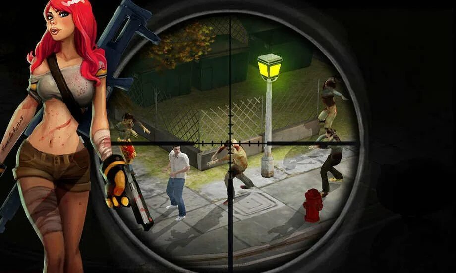 Мобильная игра про девушек. Игра зомби хантер апокалипсис. стрелялки для девушек. экшн игры с девушками на андроид.