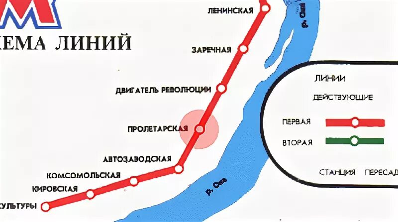 Пролетарская нижний новгород карта