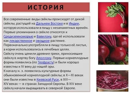 Свекла является овощем