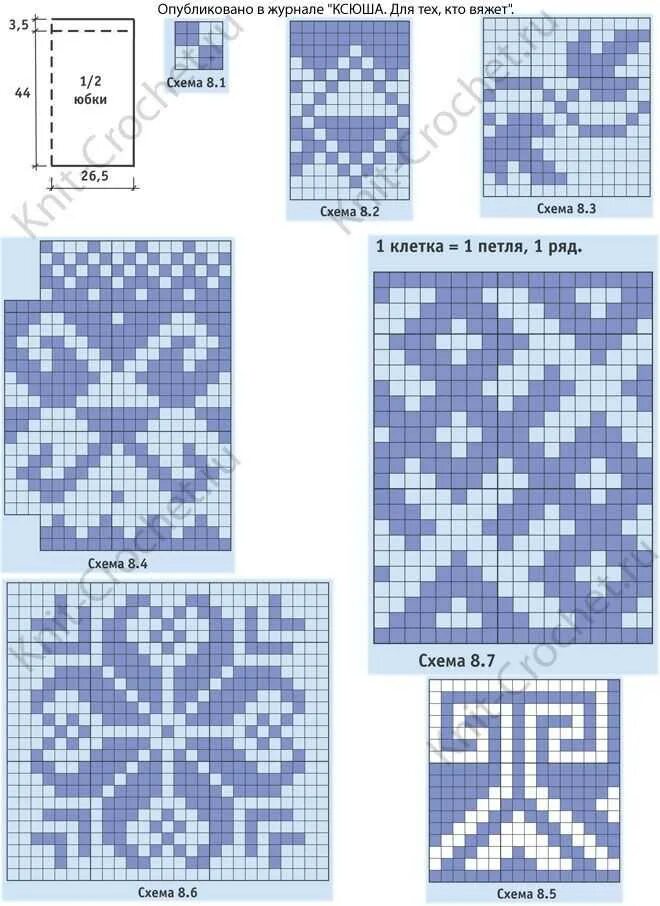 Жаккардовые узоры спицами описание