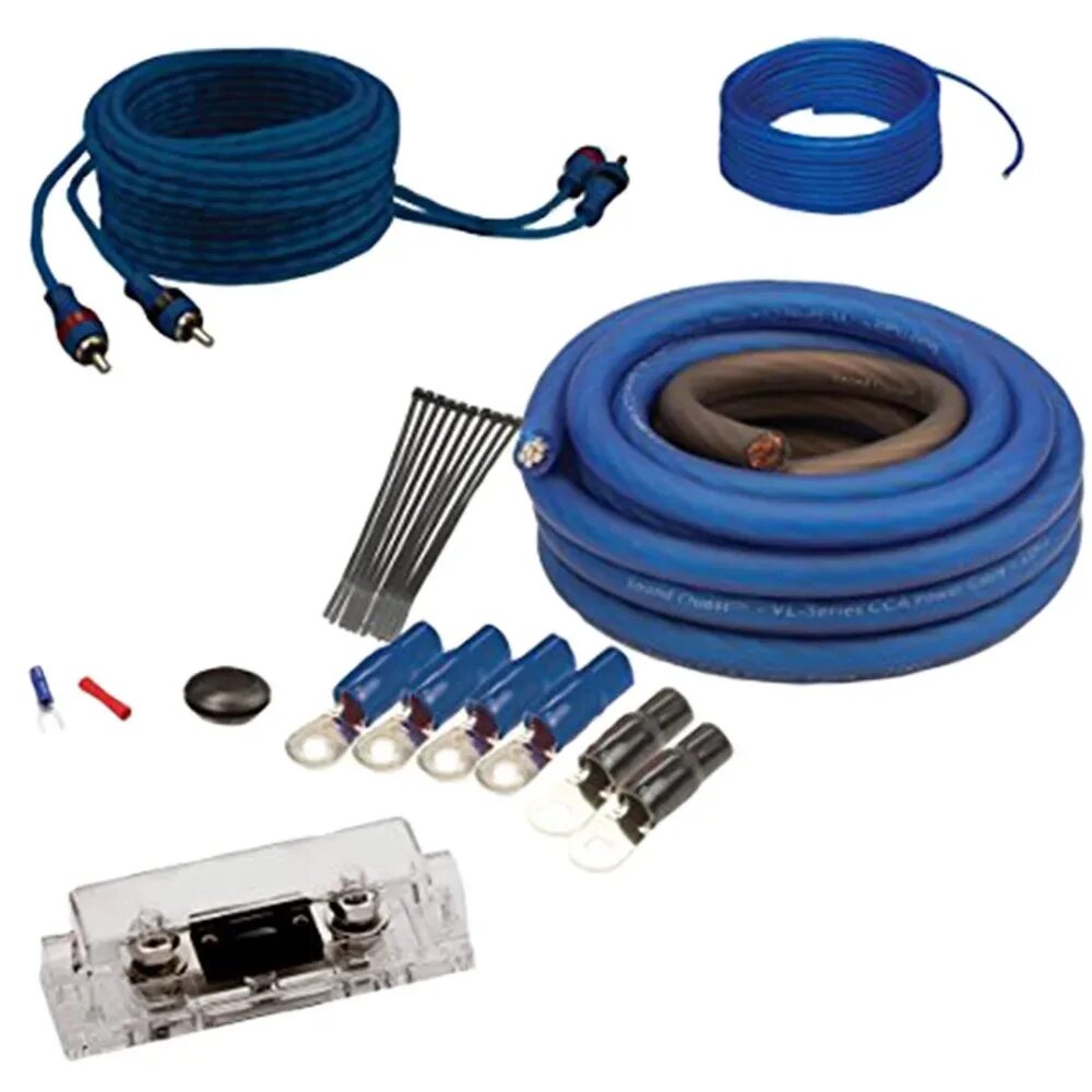 Провода комплект amp 4.04 (cca) для 4х канального усилителя. Комплект автоакустики. Teac ground Cable 4ga синий. 4 Gauge amp Kit Walmart.