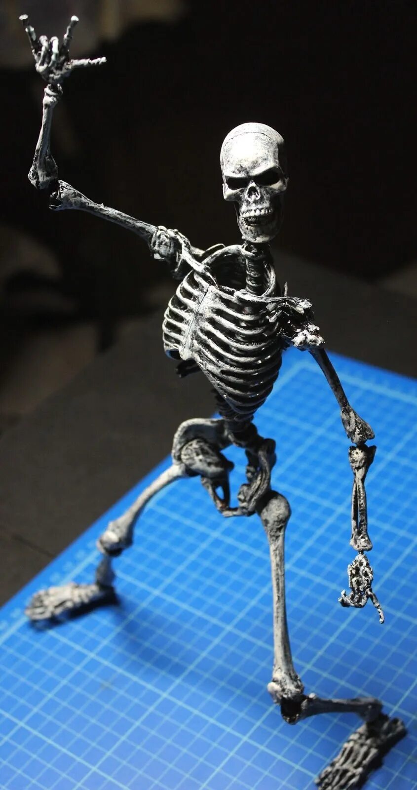 Скелет из пластилина. Fattel Skeleton. Фигурка скелета. Figure скелет.