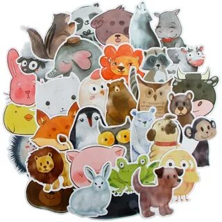 Наклейки с животными