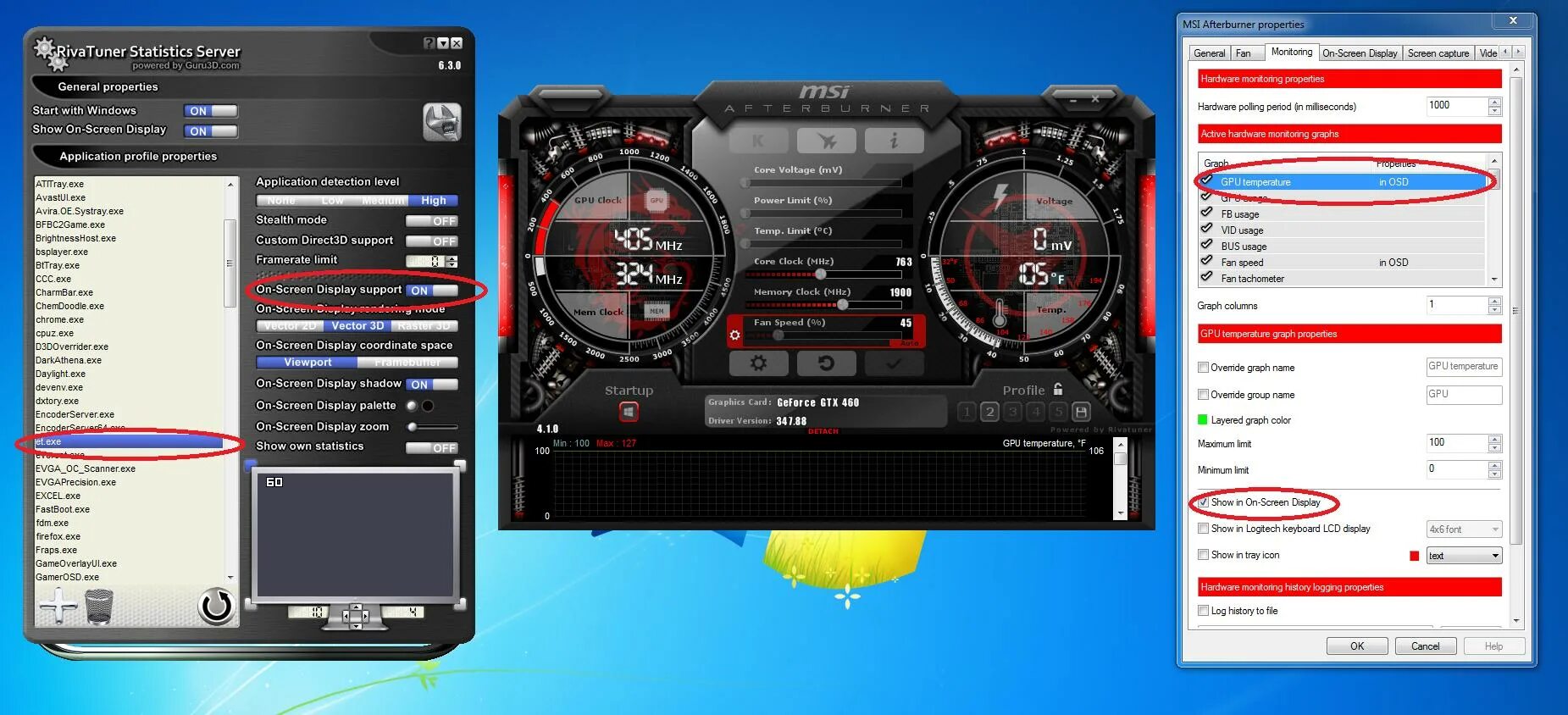 Riva tuner msi. Gtx 460 msi afterburner. rivatuner в играх.