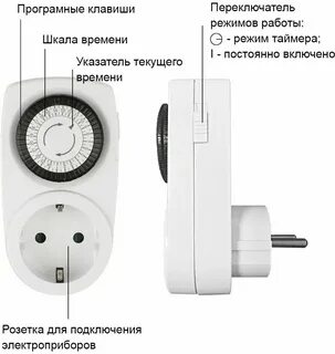 Механическая розетка с таймером инструкция