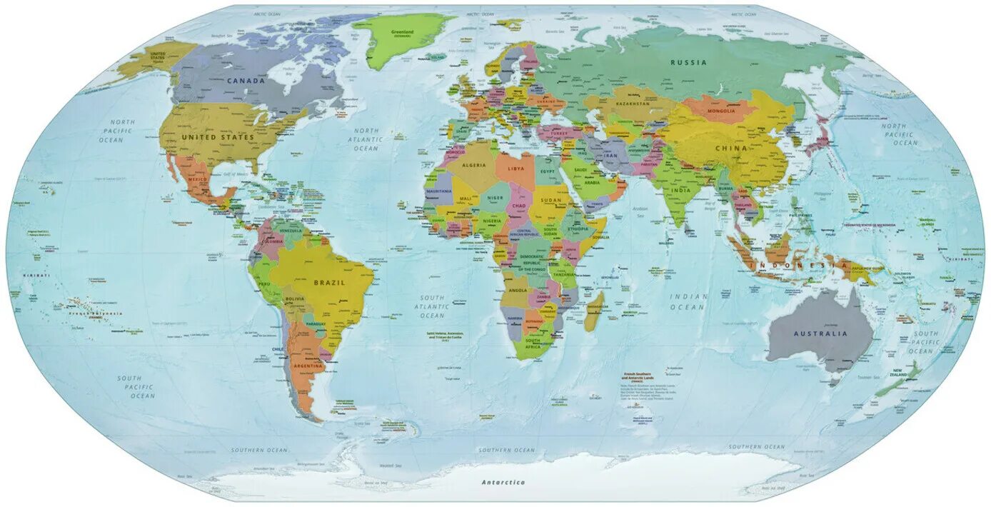 Карта страны 2022 год. Карта планеты.