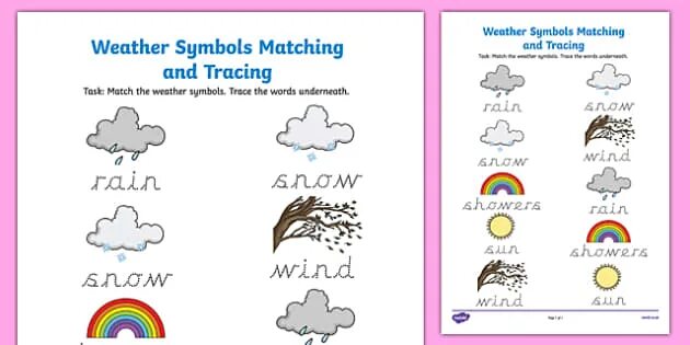 Match a track. Weather Words Tracing. Weather symbols. Match the symbols and the weather Words 6 класс. Match weather task.
