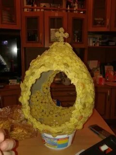 Яйцо из макарон на пасху своими руками