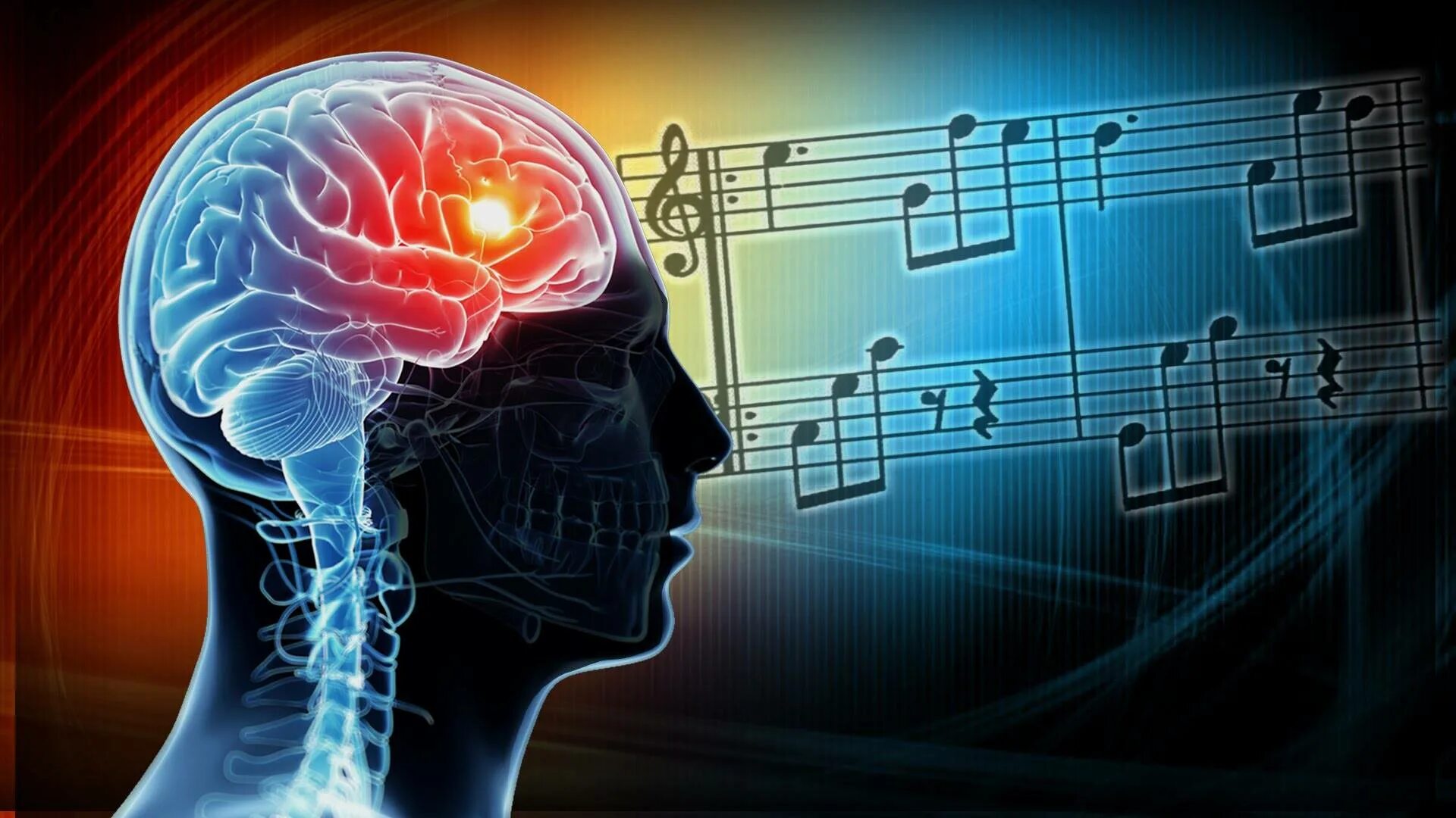 Brain chip. Music, language, and the brain. Реакция мозга на звук. Волны мозга. Излучение мозга человека.