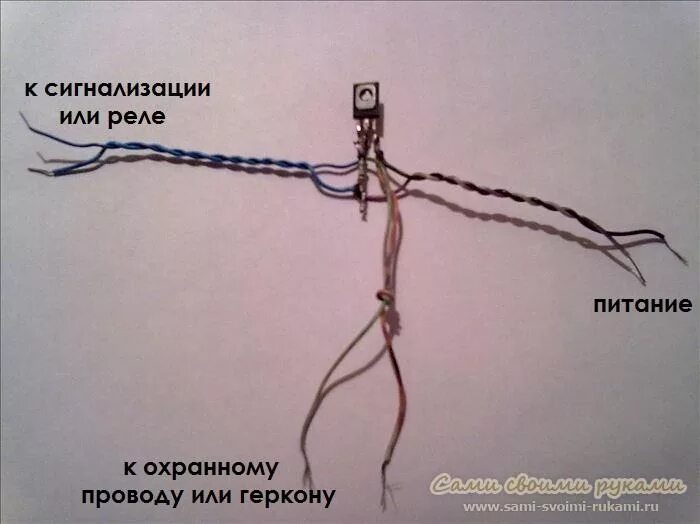 Шнур на разрыв. Сигнализация на разрыв. Сигнализация на разрыв цепи. Схема сигнализации на разрыв цепи. Простая сигнализация на разрыв провода.