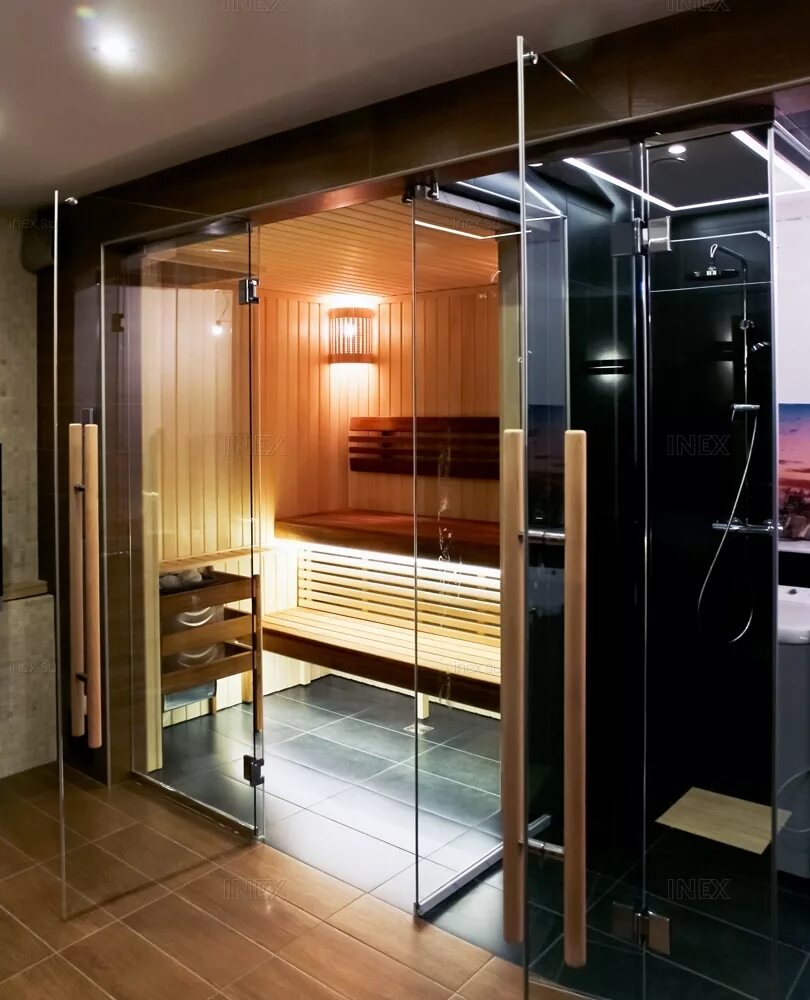 Перегородка парилки. Klafs стеклянный фасад. Перегородка парилки. Перегородка между парилкой и помывочной в бане. Стеклянная перегородка в сауну.