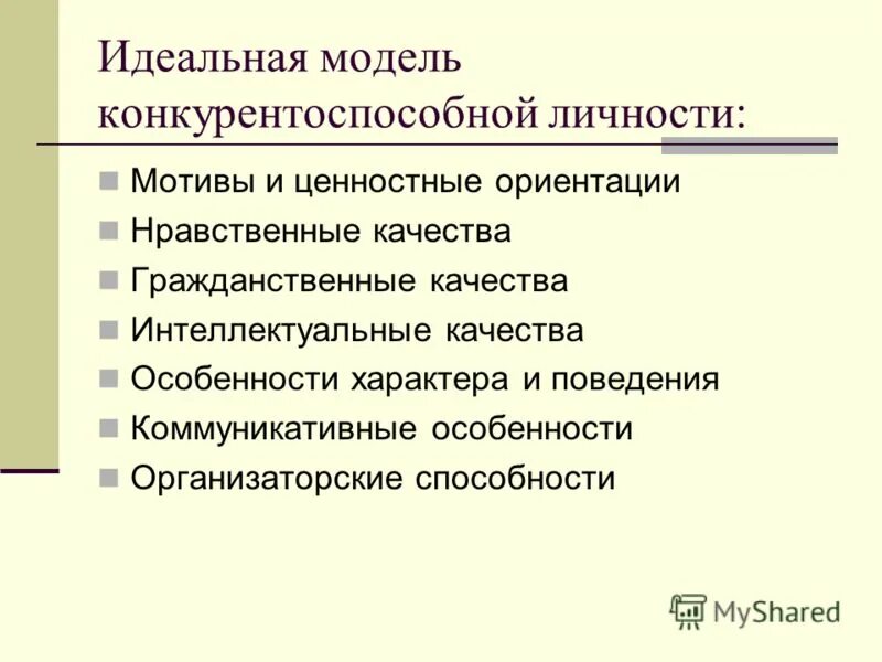 Модель конкурентоспособной личности. Конкурентоспособная личность качества. Мотивы личности. Мотивы личности в психологии. Деятельность мотив личность