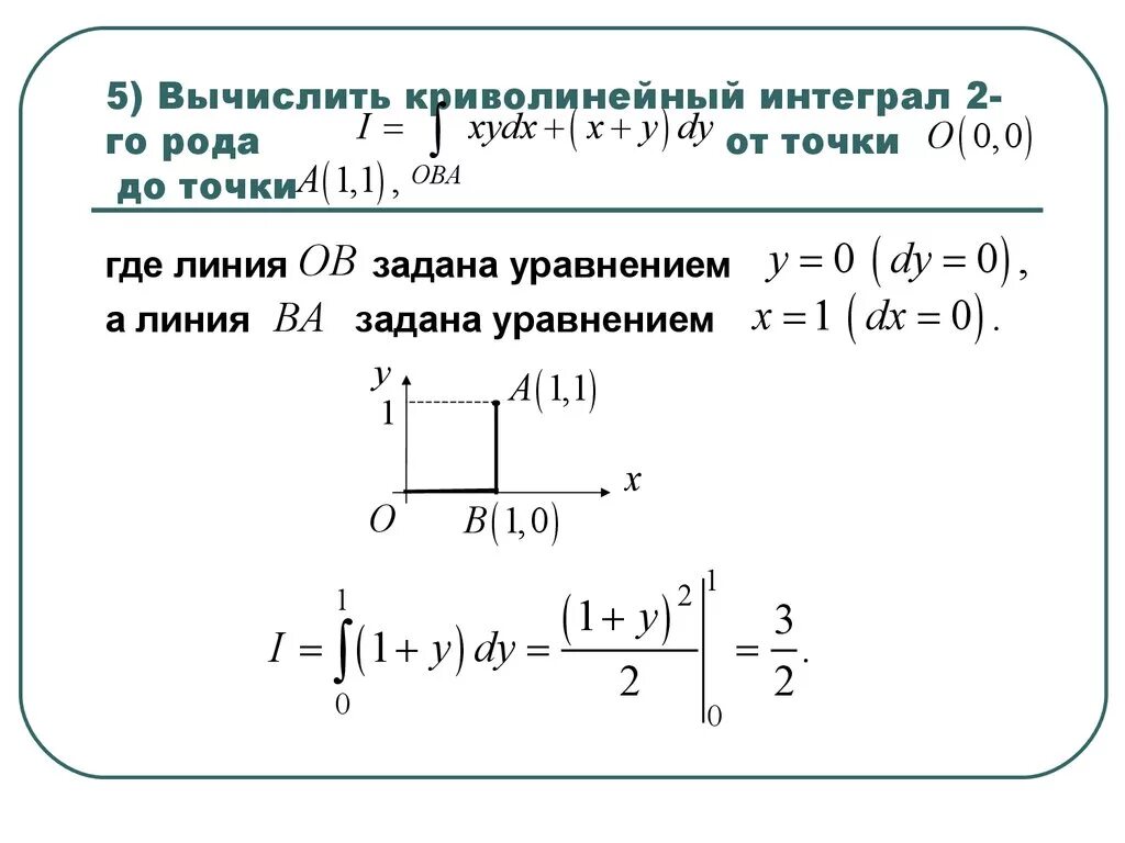 Криволинейный интеграл