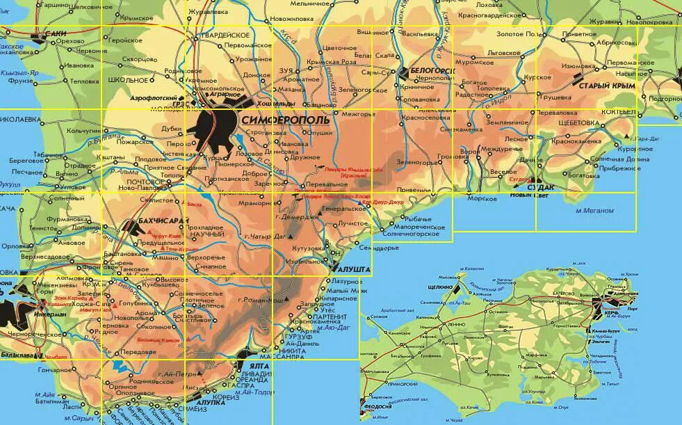 Карта крыма горная местность. Географическая характеристика полуострова крыма. Геологическая карта крымского полуострова. Симферополь высота над уровнем моря. Муратову, с изменениями).