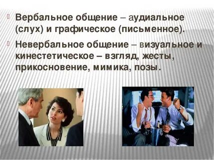 Вербальное и невербальное общение в конфликтах