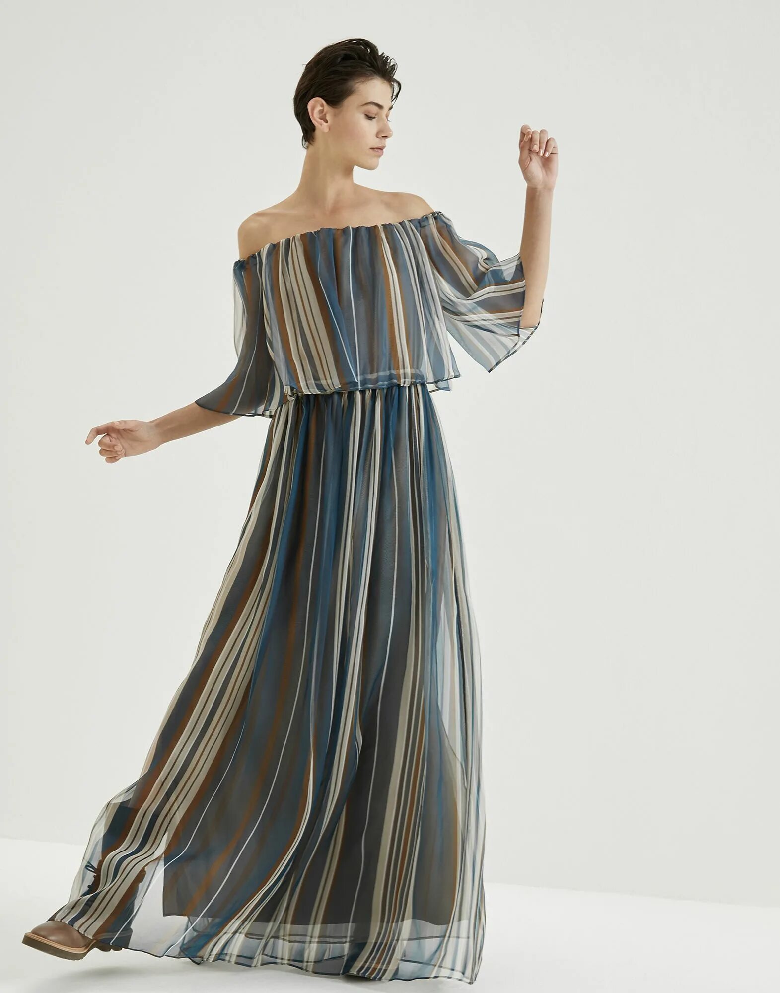 Платье с рукавами из органзы (фотографии) - atlasdress.ru