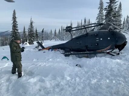 Крушение вертолета с песковым