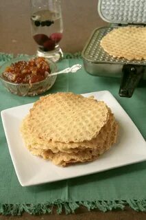 Вкусные тонкие вафли