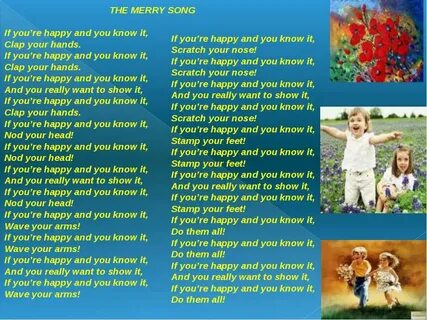 I am so happy song for kids