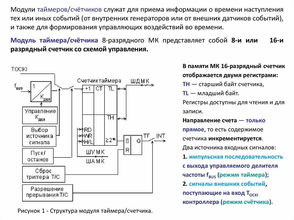 Сколько таймеров есть