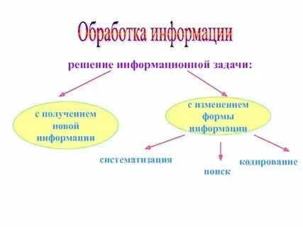 Систематизация информатика 5 класс