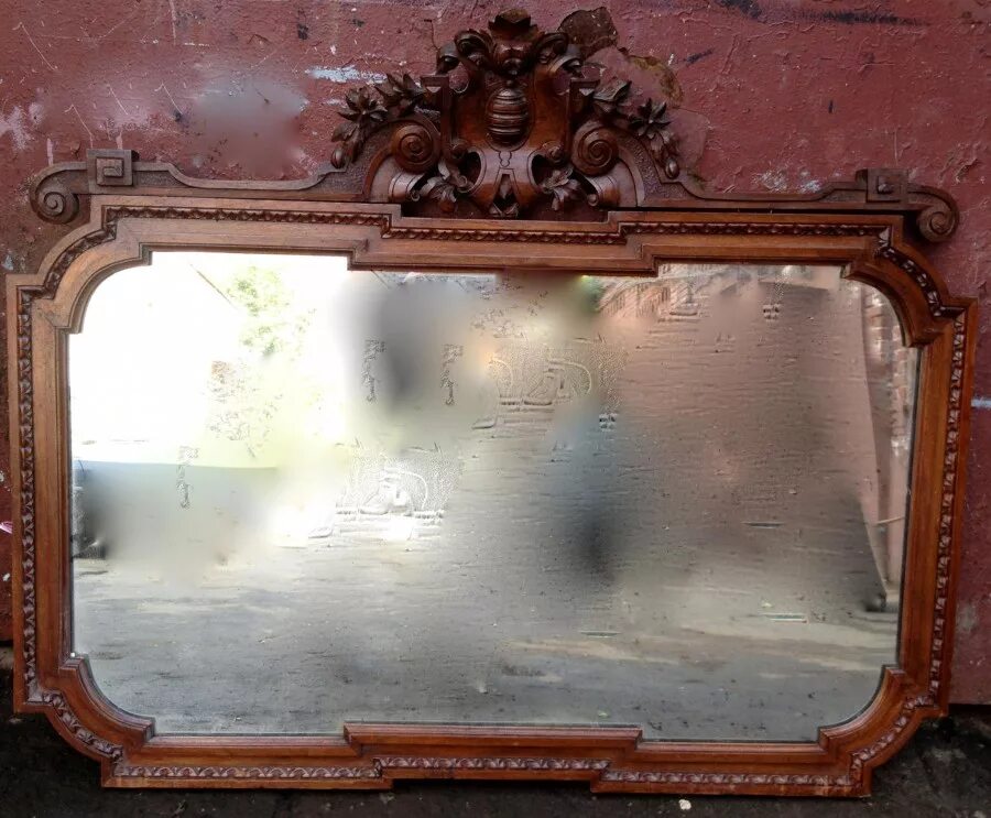 01. вогнутое зеркало. зеркало отражает мир. зеркальная плитка сота с фацетом. 01.