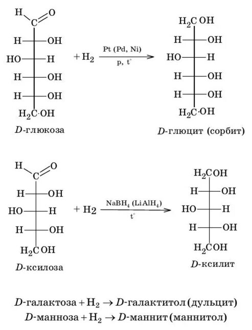 Глюкоза образуется в результате реакции. Реакции восстановления моносахаридов сорбит ксилит. Реакции восстановления моносахаридов ксилит. Реакция восстановления моносахаридов. Восстановление моносахаридов ксилит сорбит.