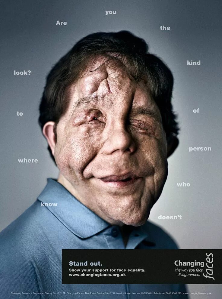 Changing faces. Changing faces