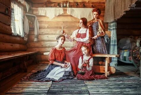 Вошла в избу девица