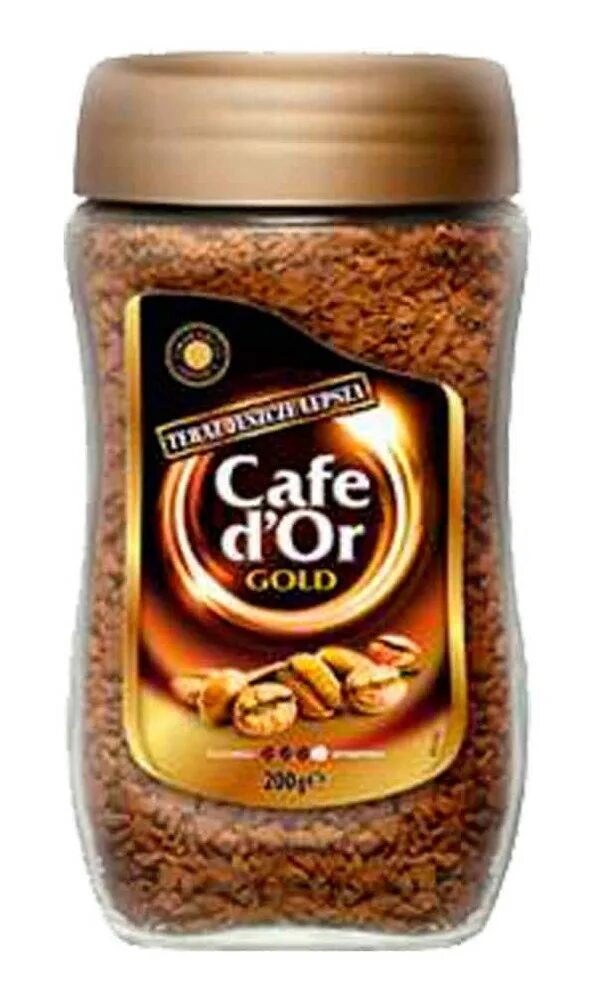 Кофе d or. Кофе растворимый café d&#039;or gold, 200 г.. польский растворимый кофе. кофе польское дор. польский кофе.