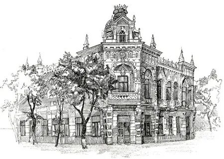 Здания в графике