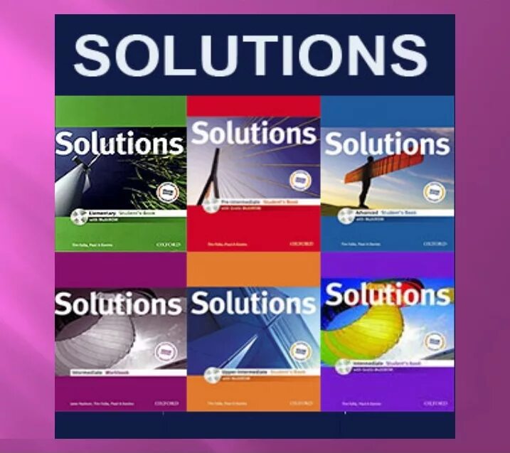 Solutions levels. Solutions учебник. УМК solutions. Учебник Oxford solutions. Солюшинс учебник.