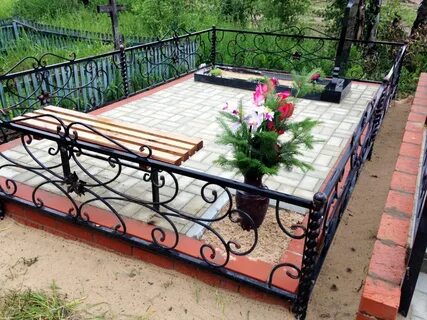 Как красиво облагородить могилу своими руками