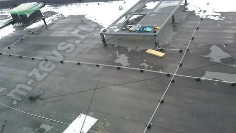 Молниезащита на плоской кровле