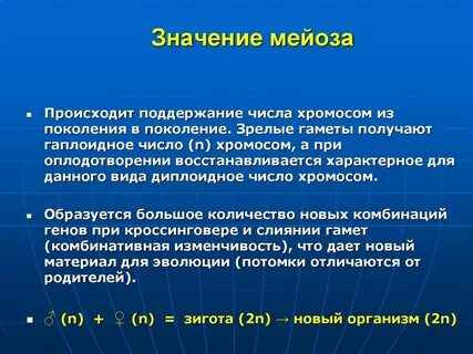 Сочетание гамет при оплодотворении