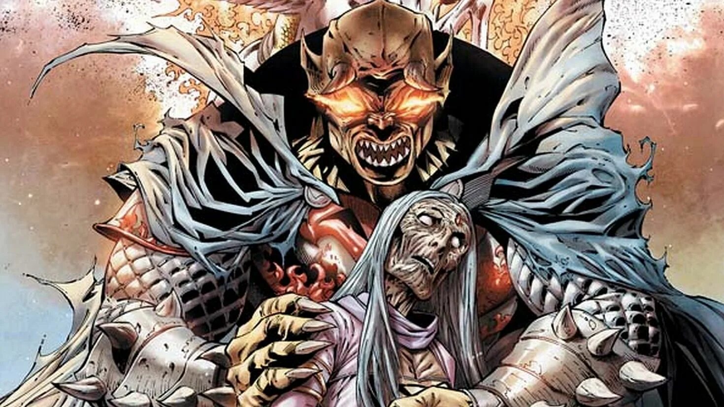 Демон комикс. Демон этриган dc comics. демон эмбер dc. асмодей марвел.