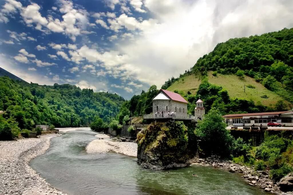река мачахела аджария. автономная республика аджария. махунцети грузия. автономная республика аджария. грузия аджария кобулети.