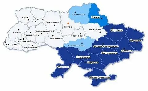 Карта украины 2025