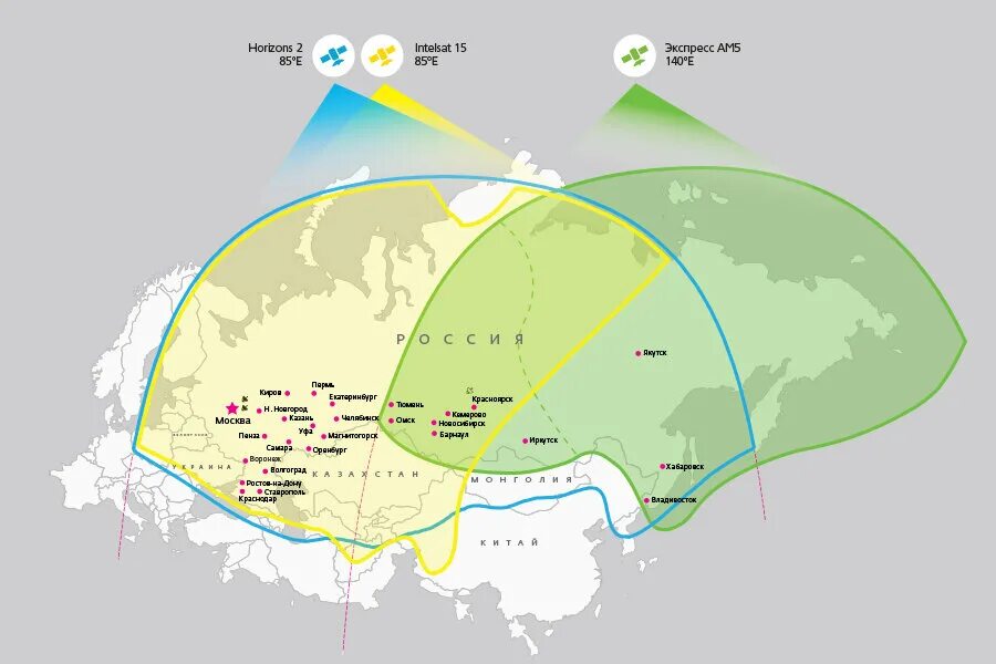 Спутниковое местоположение. Карта покрытия Триколор Сибирь. Карта спутников. Карта охвата спутников ТВ. Карта покрытия спутников.