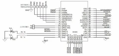 Bluetooth модуль схема