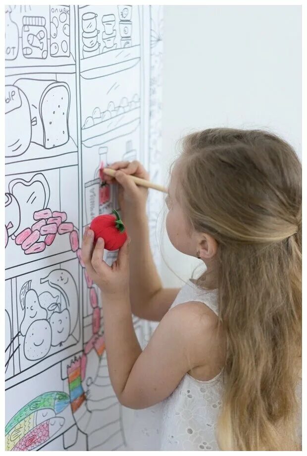 Гигантская раскраска. Раскраски для взрослых. Как можно раскрасить. Рисунки фломастерами. Рисование цветными карандашами.